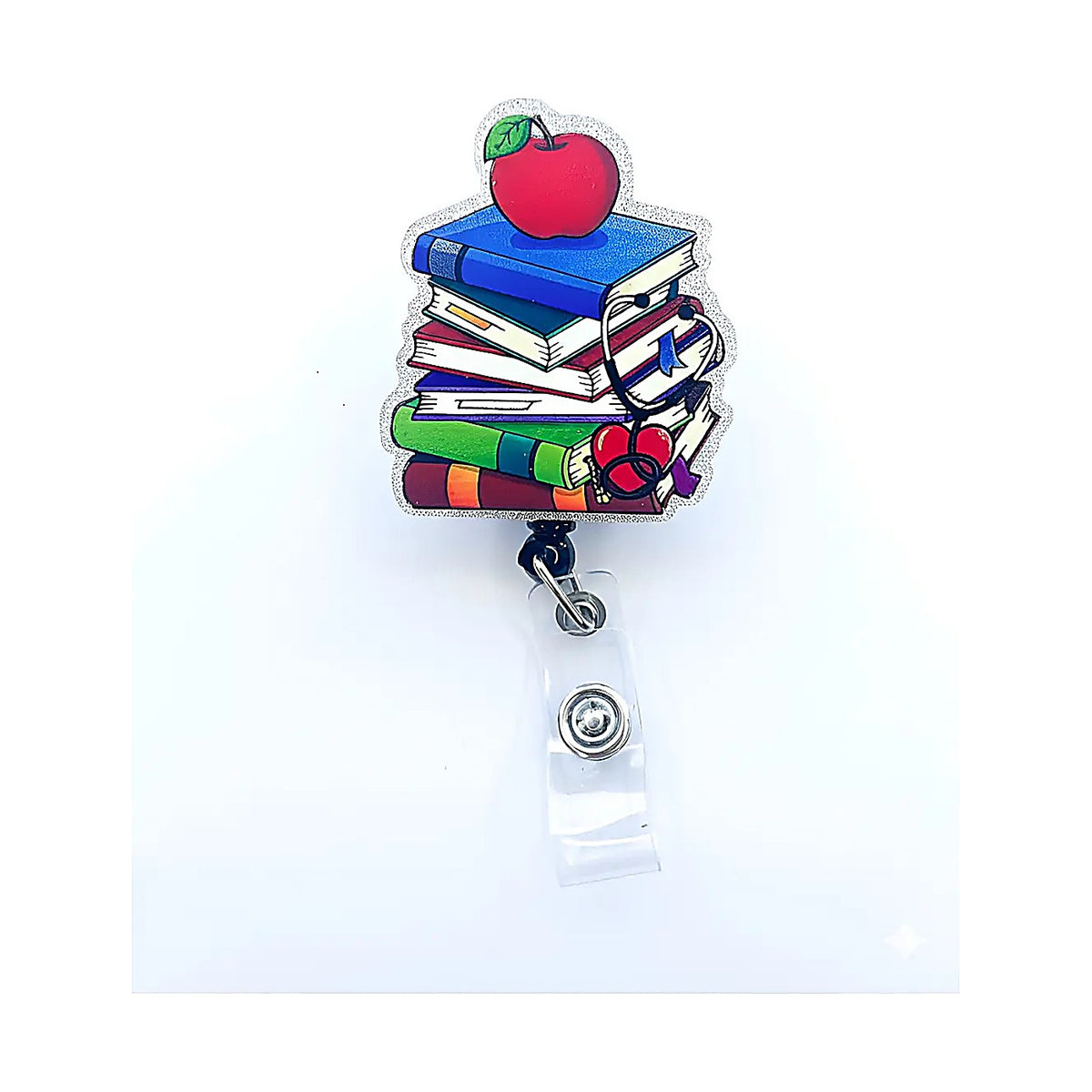 Porta credencial acrílico Libros shine