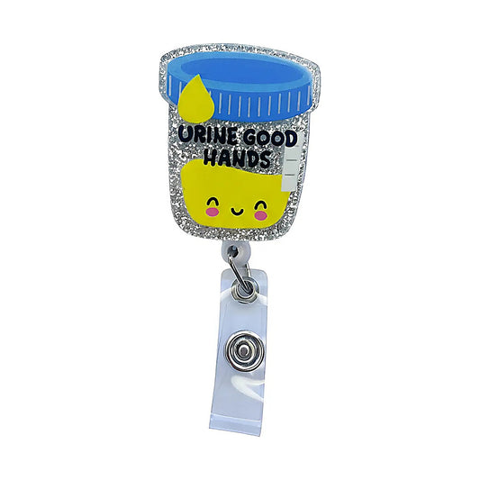 Porta credencial acrílico Urine Good Hands