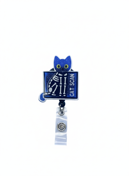 Portacredencial acrílico Cat Scan - Uniformes Clínicos Sami
