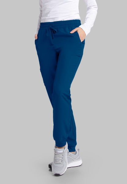 Pantalón Clínico Mujer Jogger SKP552 Azul Navy Skechers