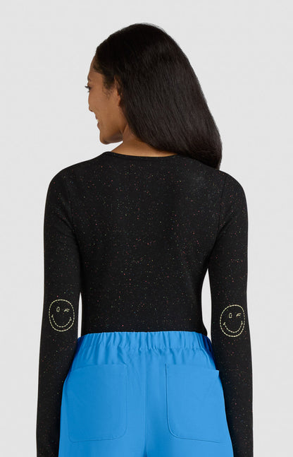 COLOR:Black Confetti