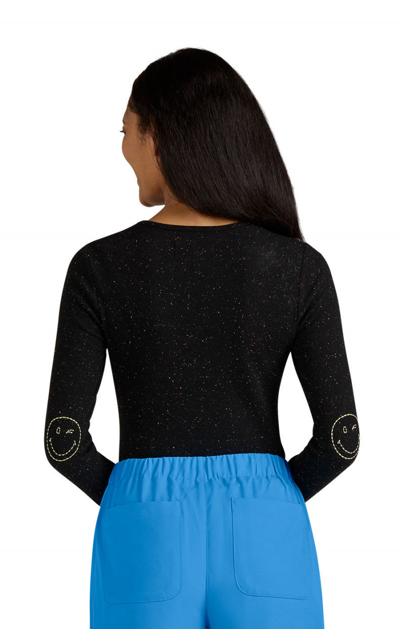 COLOR:Black Confetti