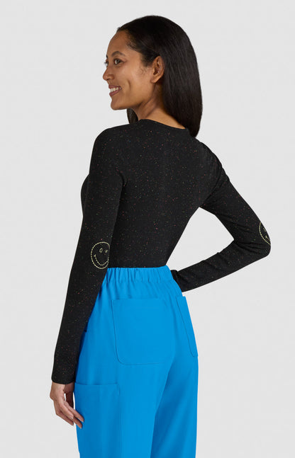 COLOR:Black Confetti