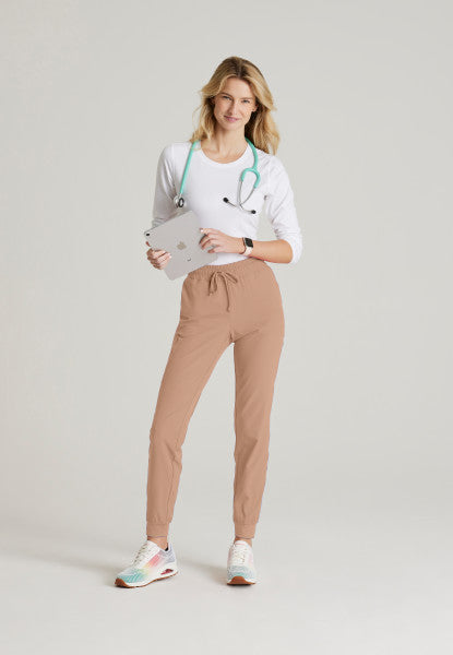 Pantalón Clínico Mujer Jogger SKP552 Khaki Skechers