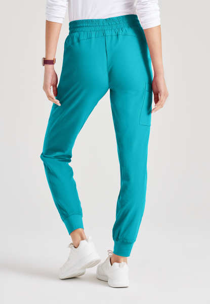 Pantalón Clínico Mujer Jogger SKP552 Verde Teal Skechers