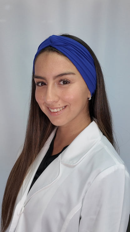 Uniforme clínico mujer azul rey Touca - Uniformes Clínicos Sami