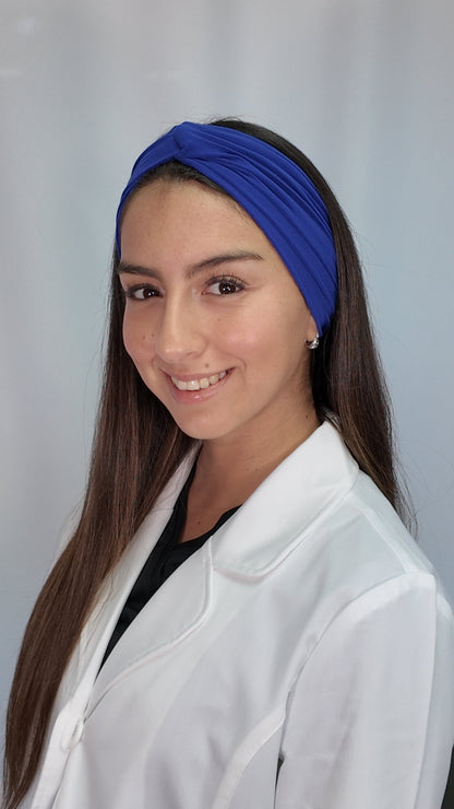 Touca 2 en 1 Clínico Mujer Azul Rey, color Azul Rey - Uniformes Clínicos Sami