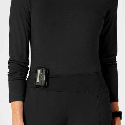 Uniforme clínico mujer negro WonderWink Primera Capa 2009a, detalle 2 - Uniformes Clínicos Sami